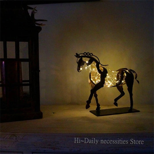 Metal Horse Decoration Sculpture Ornaments