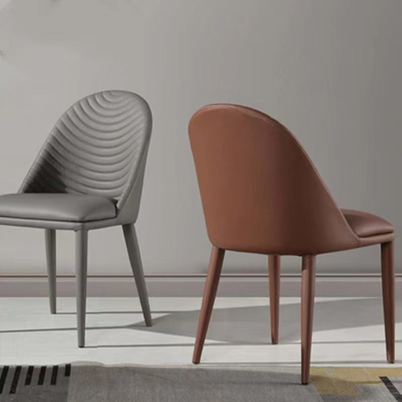 Italian Modern Minimalist Light Luxury Home Backchair