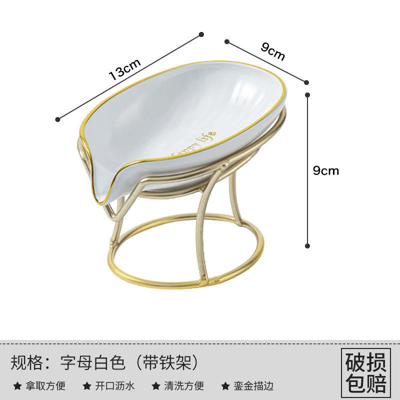 Luxury Bathroom Soap Storage Dish Tray