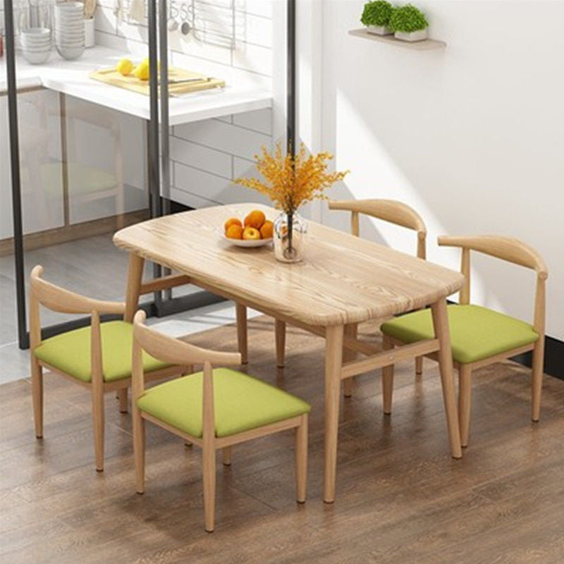 Modern Rectangular Dining Table And Chair Combination For 4 people or 6 people