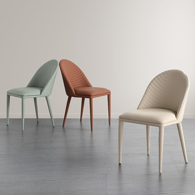 Italian Modern Minimalist Light Luxury Home Backchair