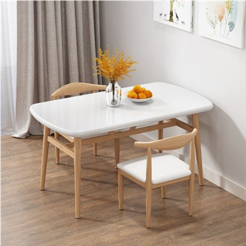 Modern Rectangular Dining Table And Chair Combination For 4 people or 6 people