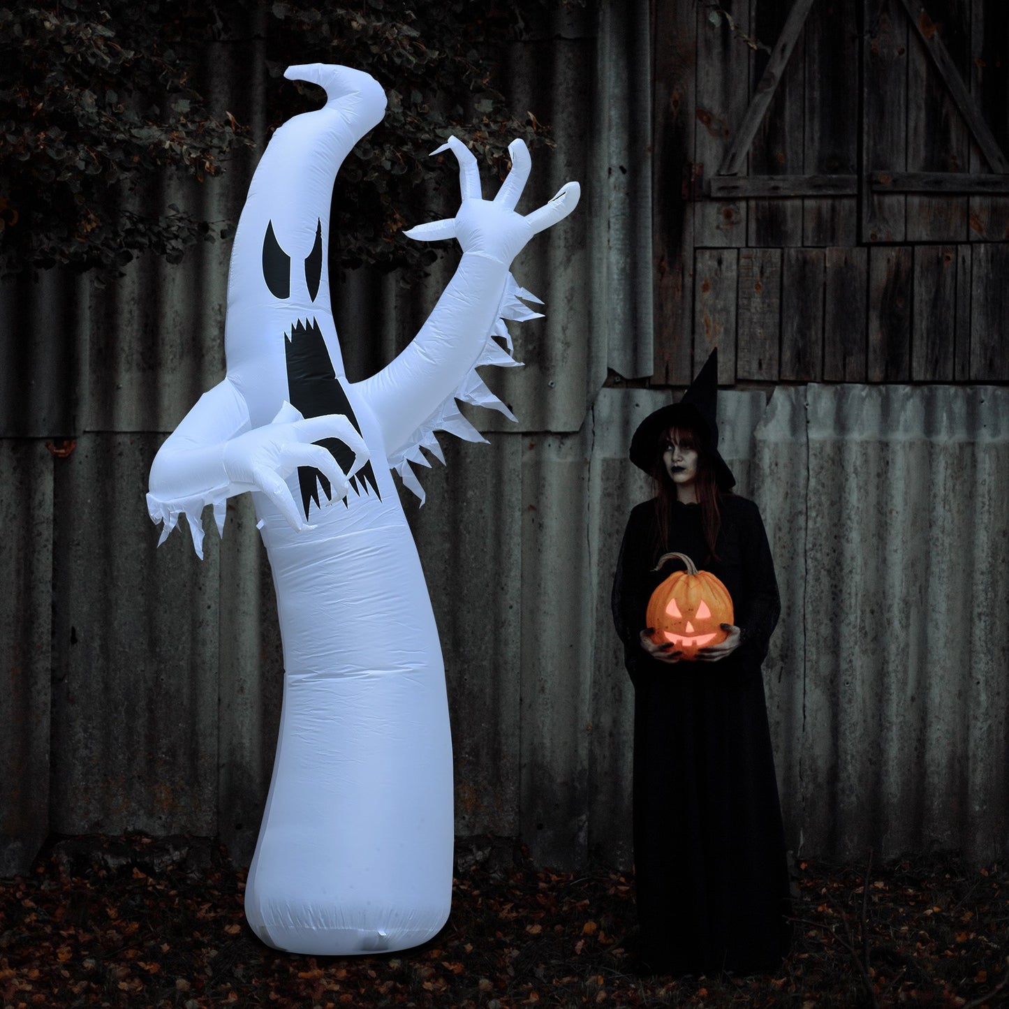 12 FT Outdoor Ghost Halloween Decoration