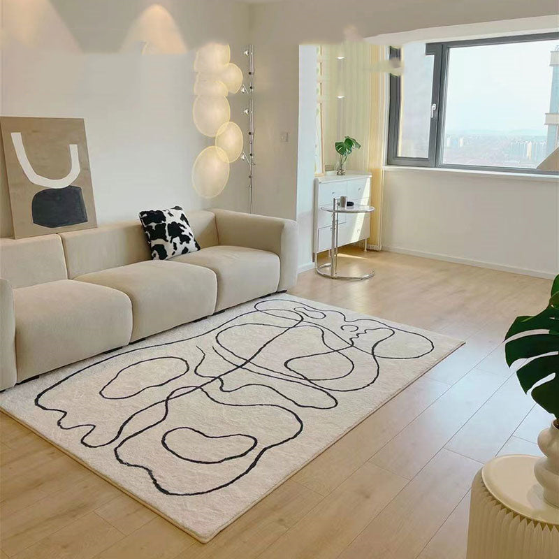 Original Design Modern Abstract Plush Rug