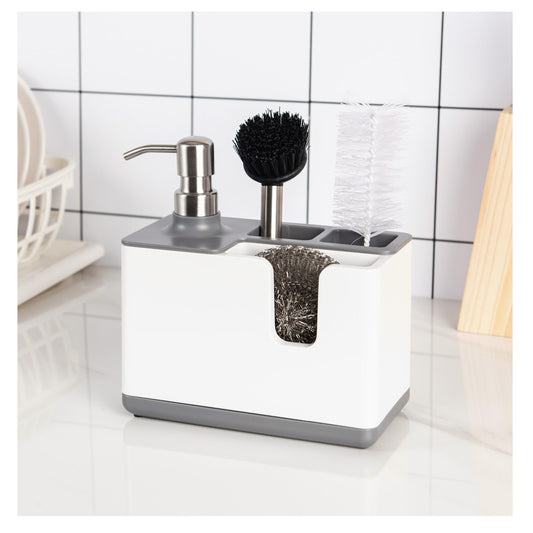 Kitchen Cleaning Utensils Storage & Soap Dispenser