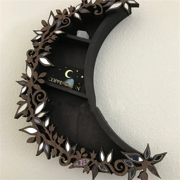 Botanical Mirror Crystal Shelf