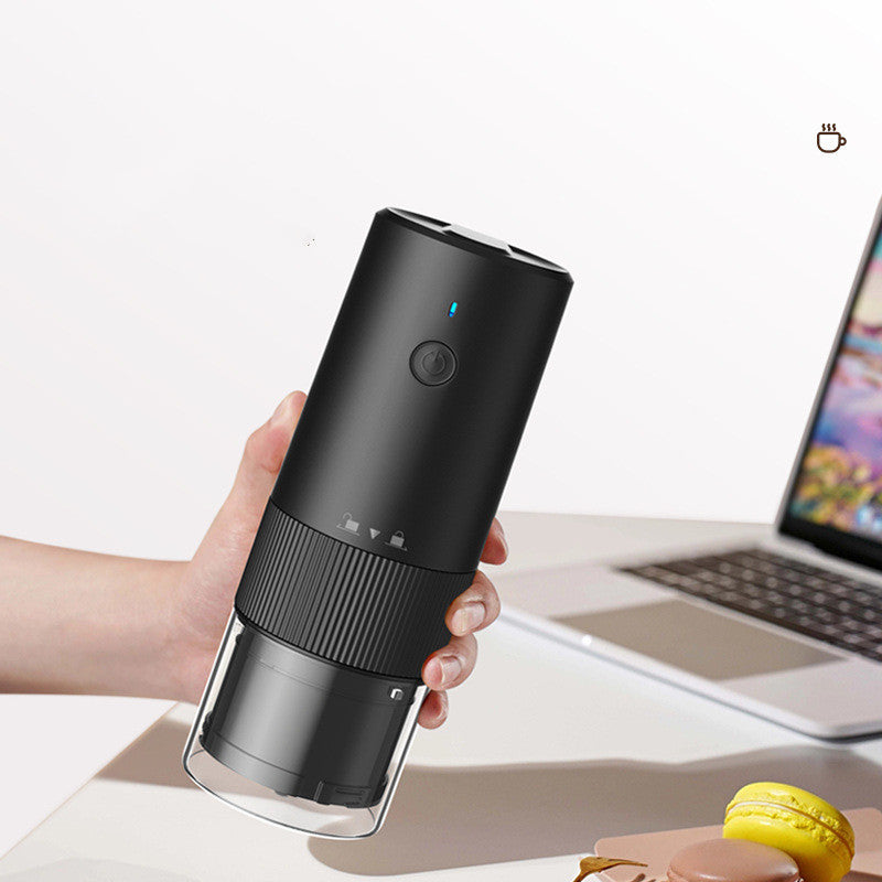 Portable USB Rechargeable Coffee Bean Nuts Grains Pepper Spice Mill Grinder