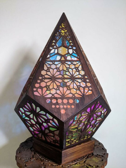 LED Diamond Projection Bohemian Floor Decorative Lamp