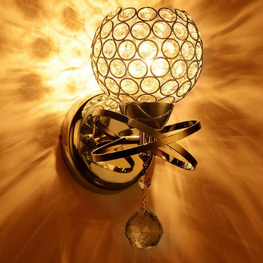 Crystal Bedroom Wall Lamp