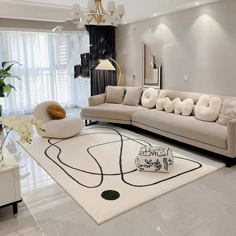 Original Design Modern Abstract Plush Rug