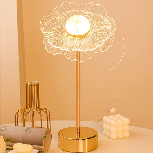 Decorated Bedroom Table Lamp