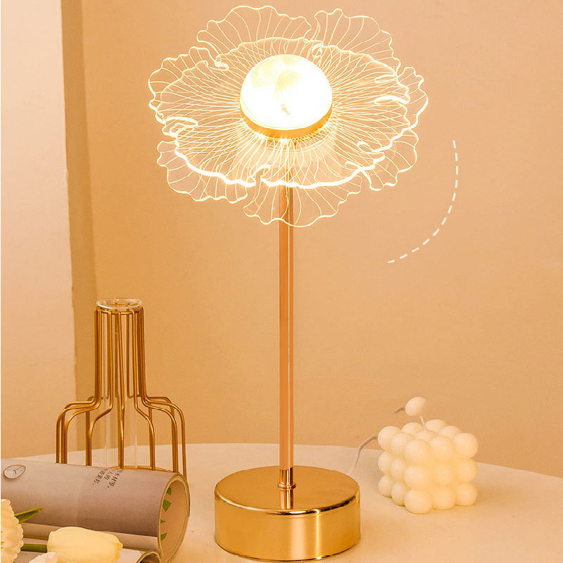 Decorated Bedroom Table Lamp