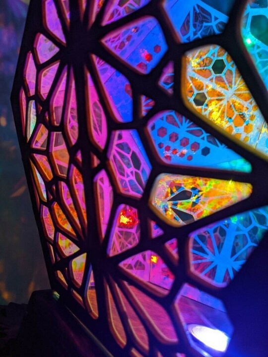 LED Diamond Projection Bohemian Floor Decorative Lamp