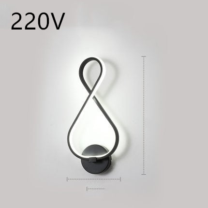 LED Minimalist Bedroom Bedside Lamp (Multiple Variants)