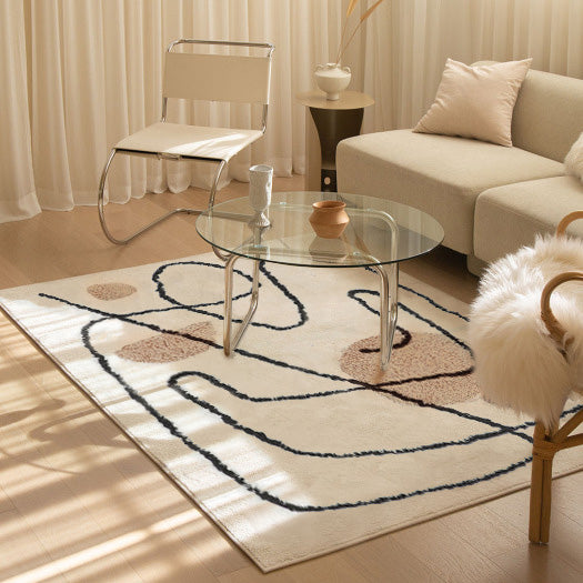 Original Design Modern Abstract Plush Rug